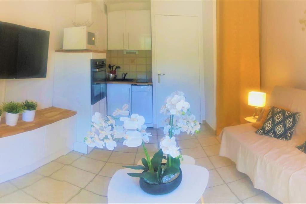 Studio Cabine Climatise 800 M De La Plage Et Des Commerces Bormes-les-Mimosas Kültér fotó